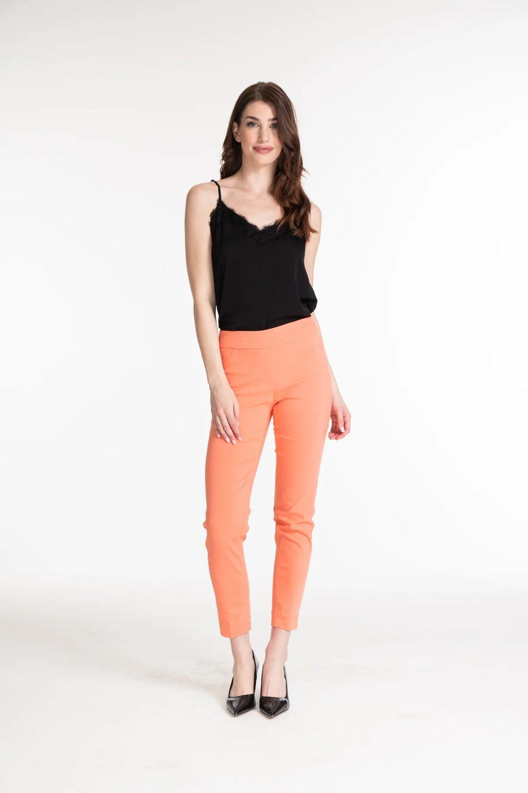 PULL-ON ANKLE PANT WITH BACK POCKETS Female Product Image