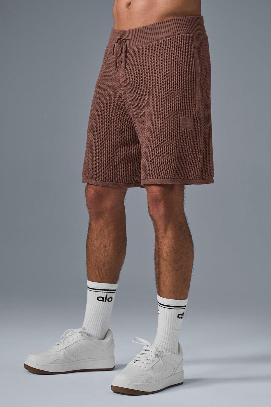 Open-Knit Short - Chestnut Male Product Image