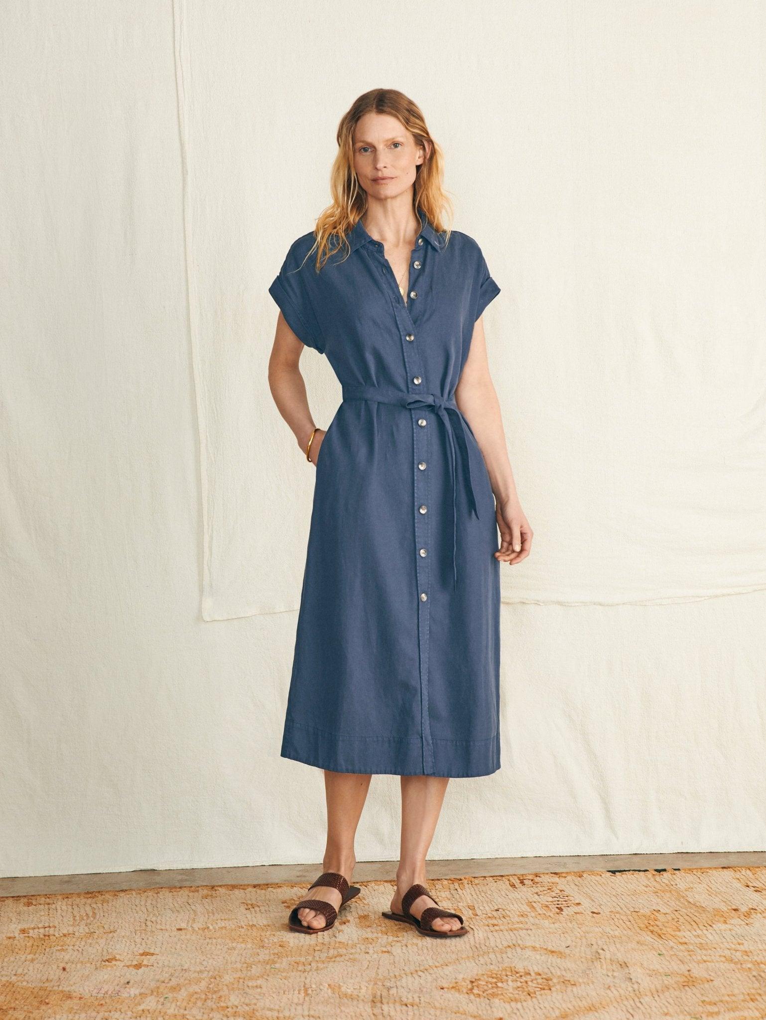 Arlie Shirtdress - Navy Blazer Female Product Image