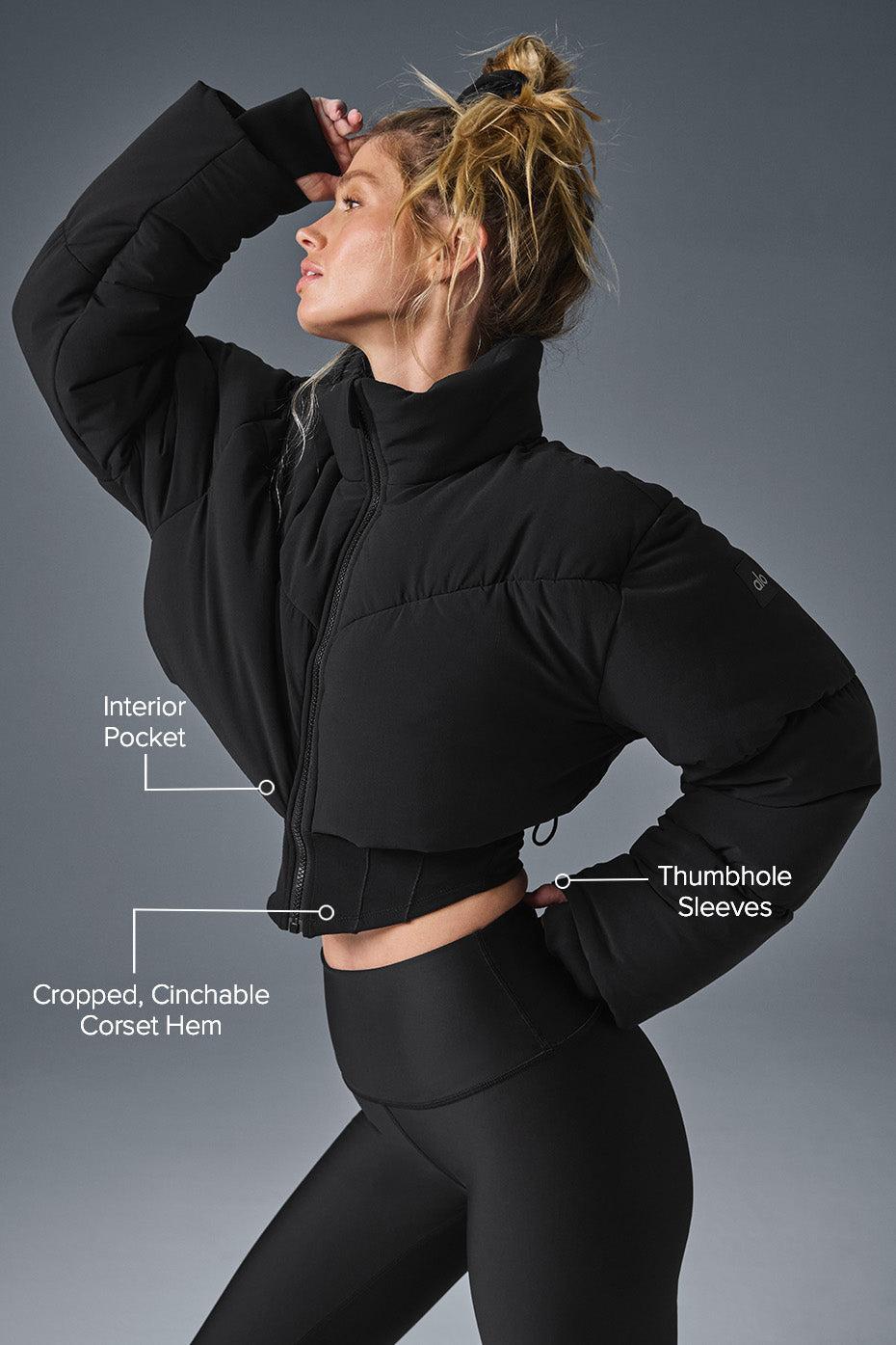 Main Act Corset Puffer - Black Female Product Image