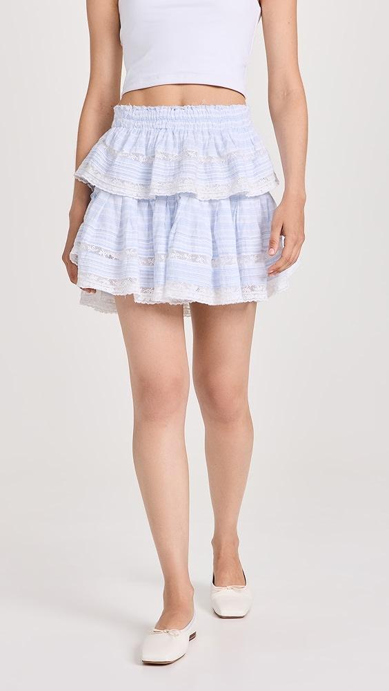 LoveShackFancy Ruffle Mini Skirt | Shopbop Product Image