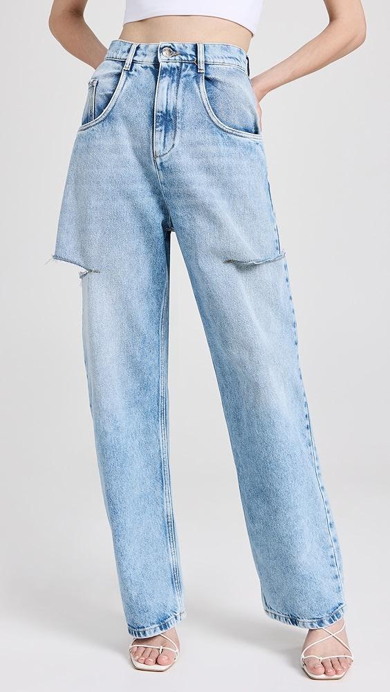 Maison Margiela Denim Jeans with Slash Details | Shopbop Product Image