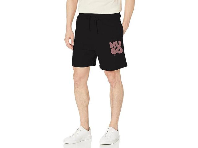 BOSS Doliver French Terry Comfort Shorts (Dark ) Men's Clothing Product Image