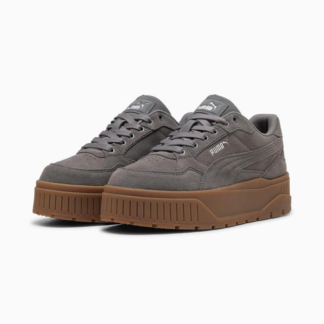 PUMA Karmen II Idol Suede Sneakers Women in Cool Dark Grey/Cool Dark Grey Product Image