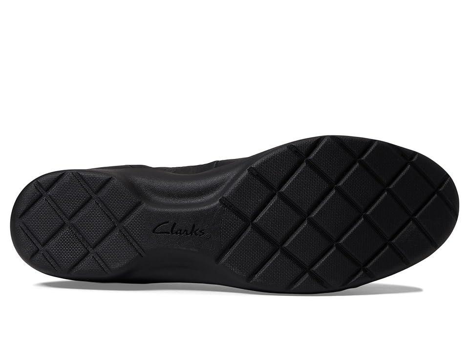 Clarks Meadow Rae Leather) Women's Flat Shoes Product Image