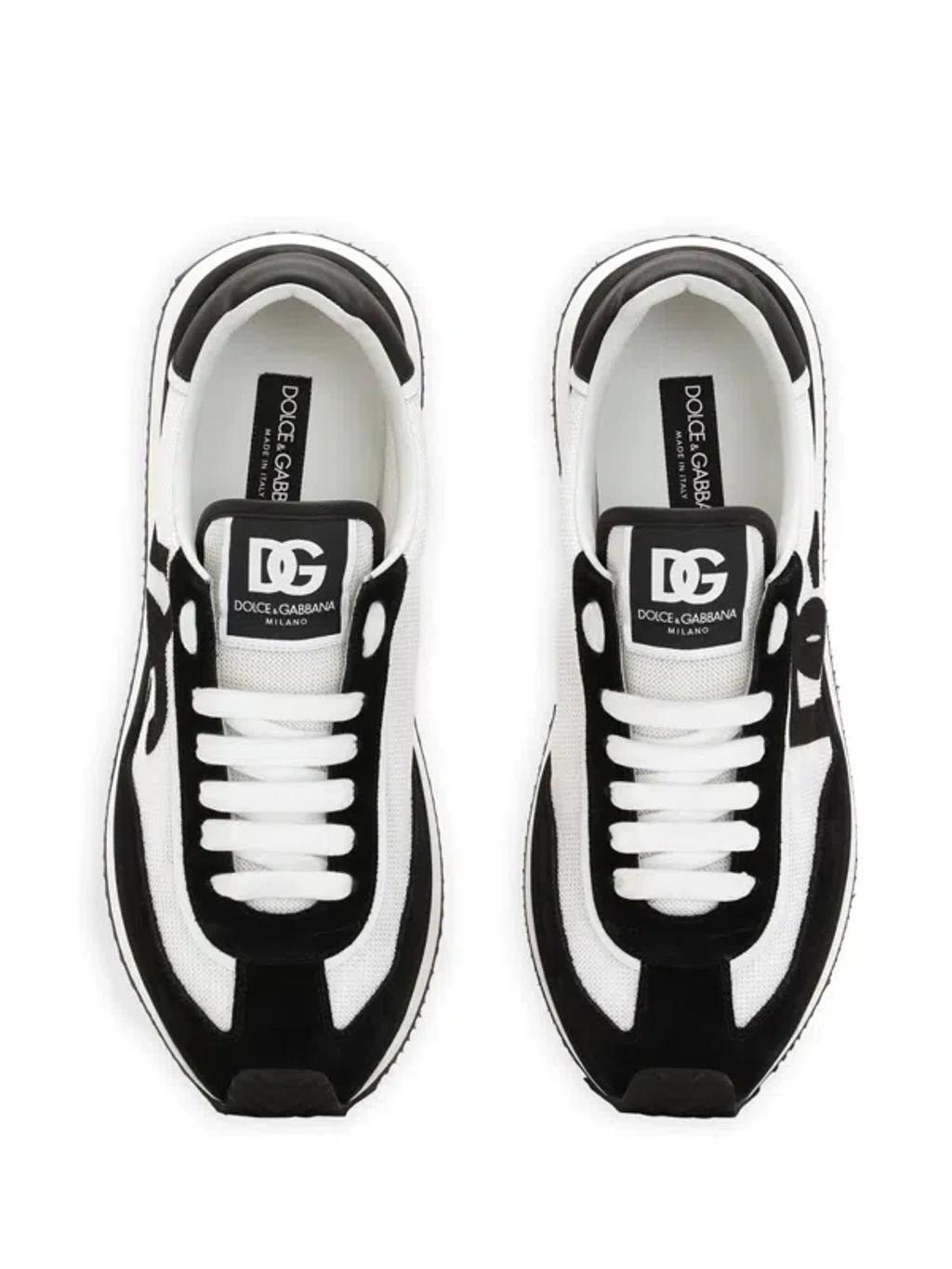 Logo-print Lace-up Trainers In White Product Image