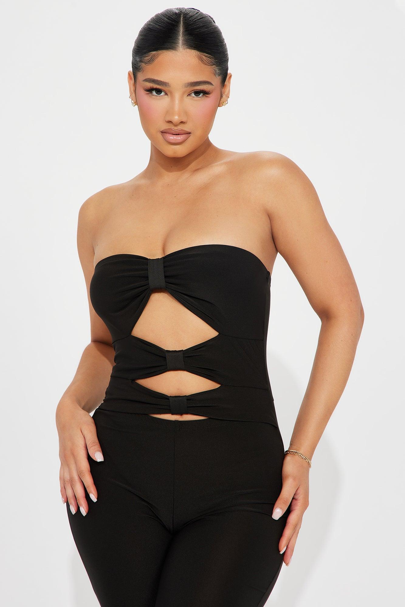 Let's Change It Up Capri Jumpsuit  - Black Product Image