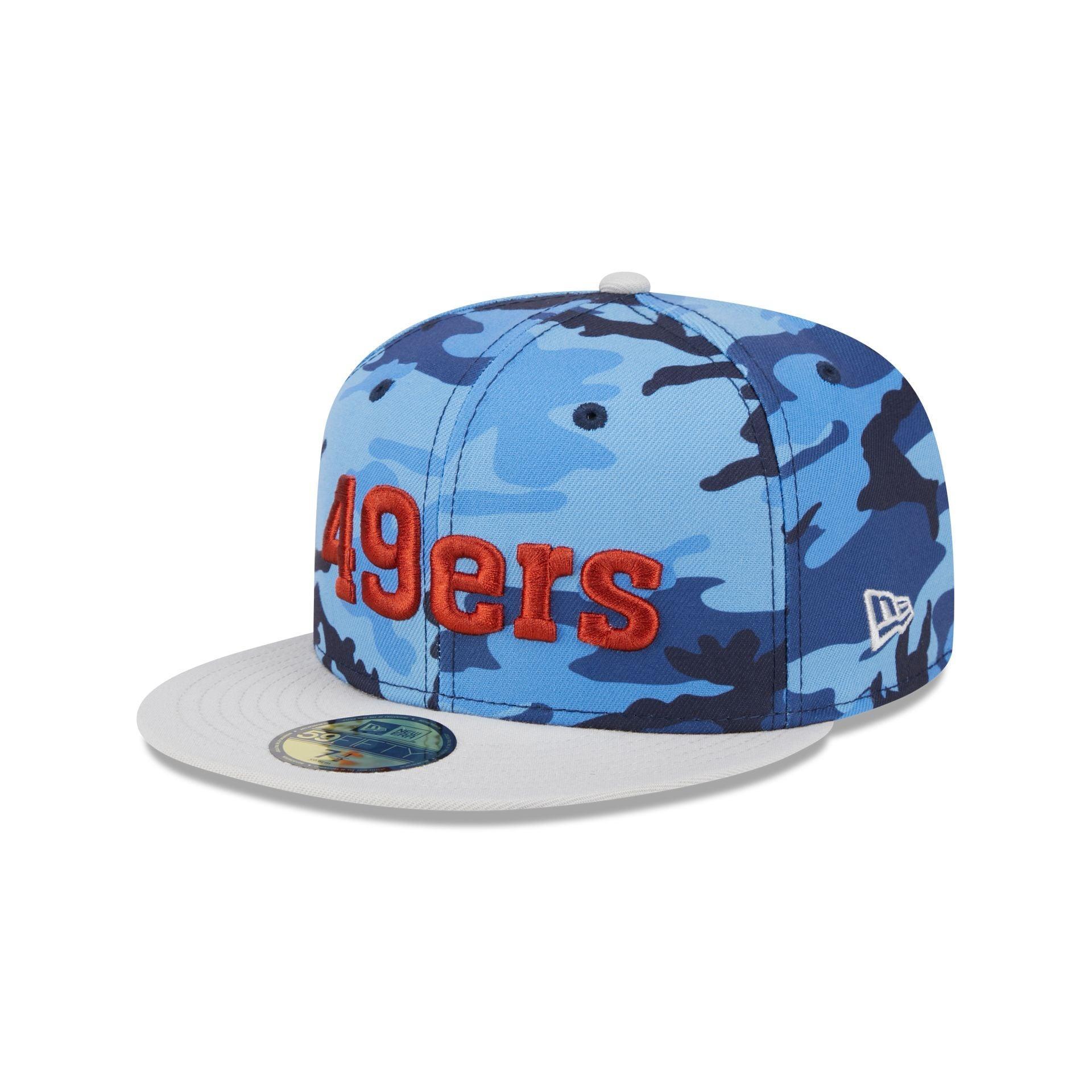 San Francisco 49ers Blue Camo 59FIFTY Fitted Hat Male Product Image