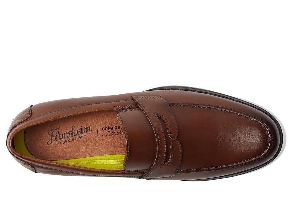 Florsheim Midtown Penny Slip-On (Cognac Smooth) Men's Slip-on Dress Shoes Product Image