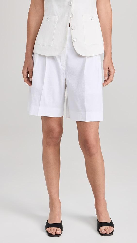 Theory Double Pleated Shorts | Shopbop Product Image