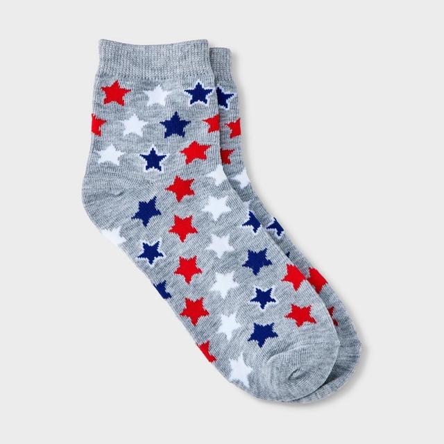 Womens Stars Ankle Socks - Heather 4-10 Product Image