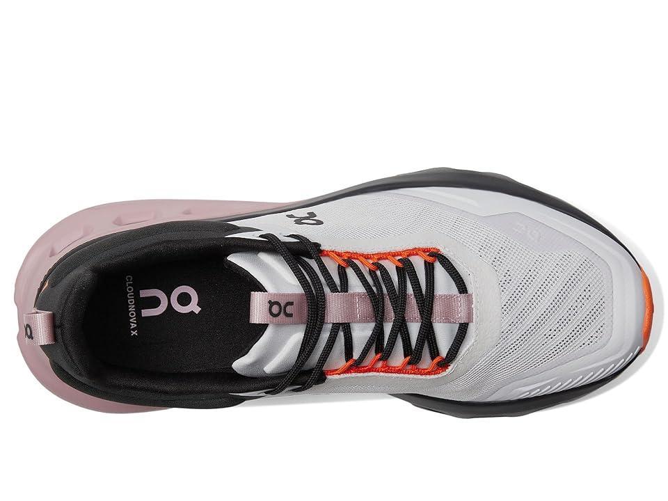 On Women's Cloudnova X (Frost/Orange) Women's Shoes Product Image