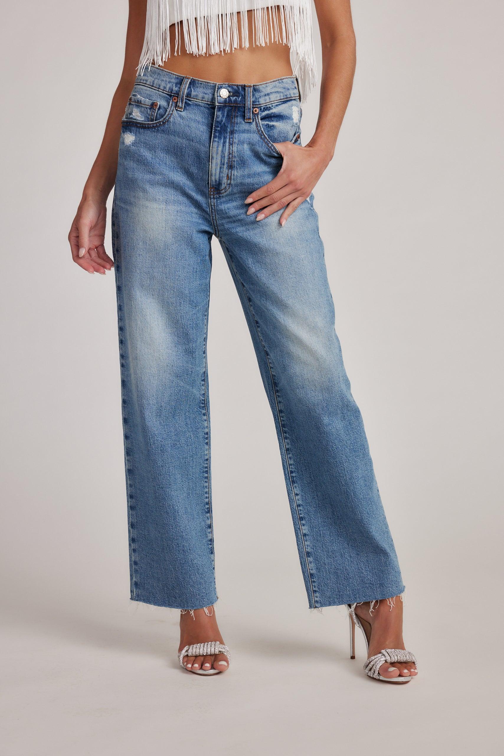 Katheryn Mid Rise Straight Leg Jeans product image