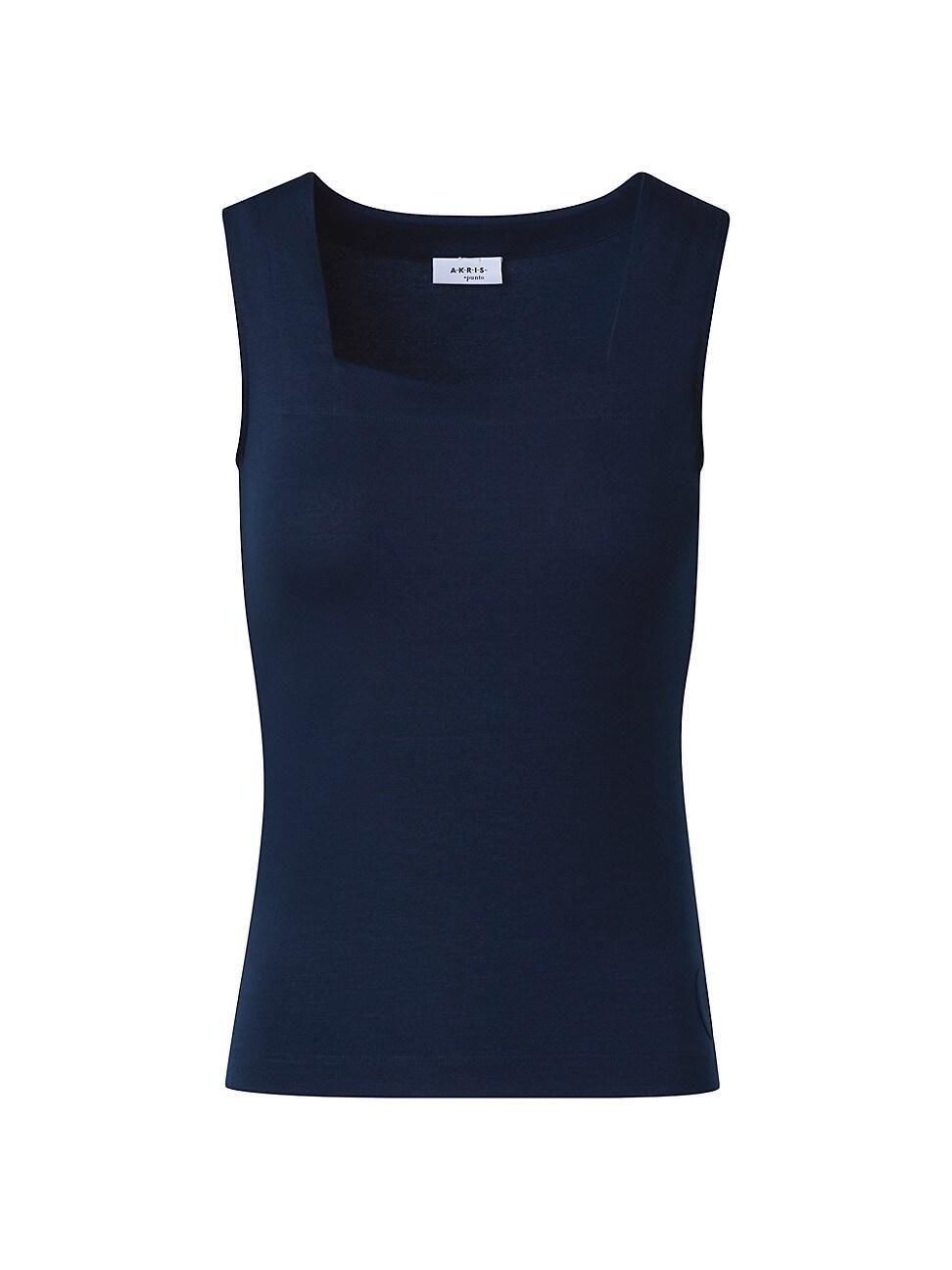 Womens Square-Neck Sleeveless Top Product Image