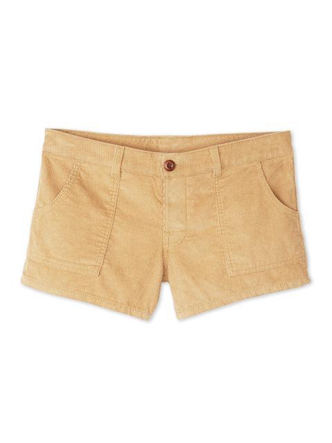 Women's Corduroy Shorts - Toast Product Image