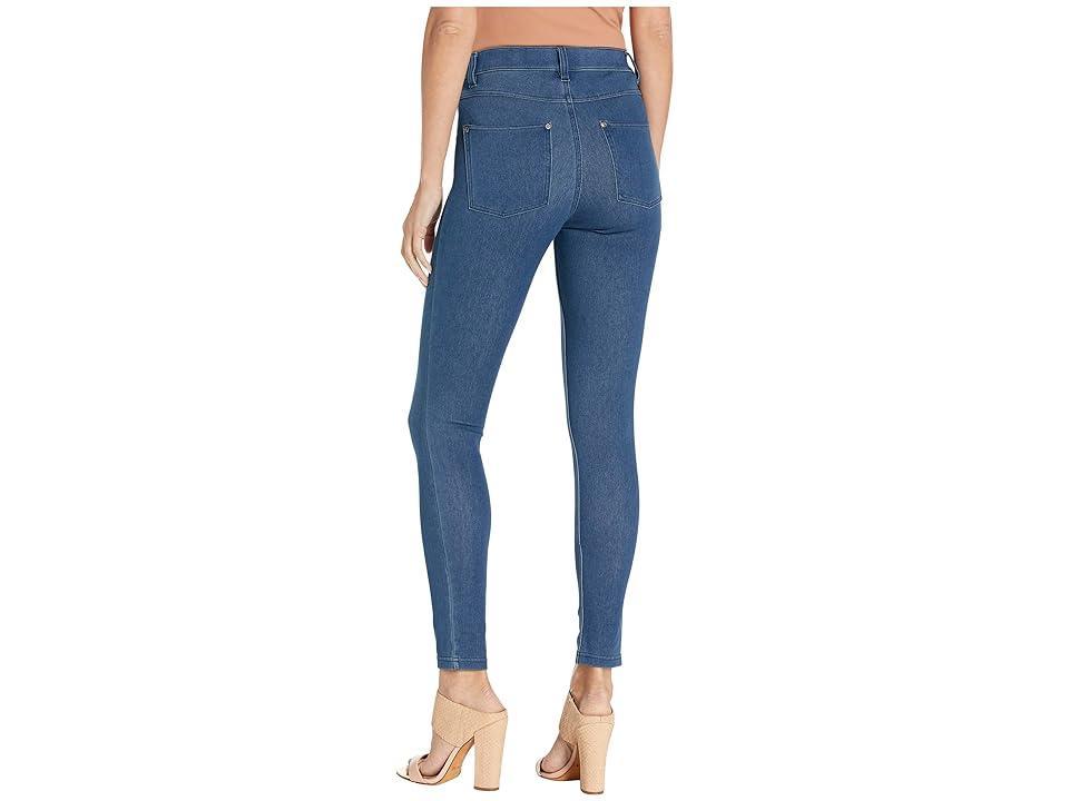 HUE High-Waist Ultra Soft Denim Leggings (Steely Wash) Women's Jeans Product Image