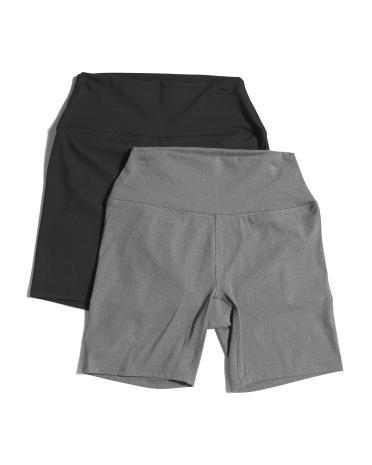 2pk Bike Shorts for Women | Polyester/Spandex Product Image