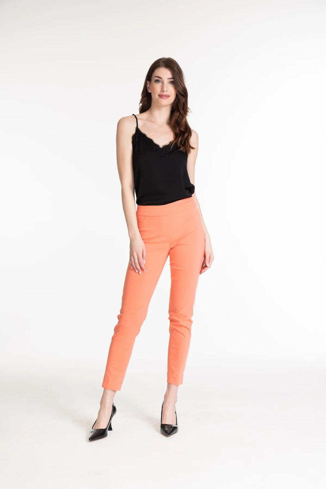 PULL-ON ANKLE PANT WITH BACK POCKETS Female Product Image