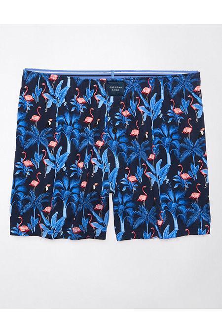 AEO Tropical Slim Knit Ultra Soft Boxer Short Mens Product Image