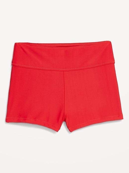 High-Waisted Swim Shorts -- 2-inch inseam Product Image