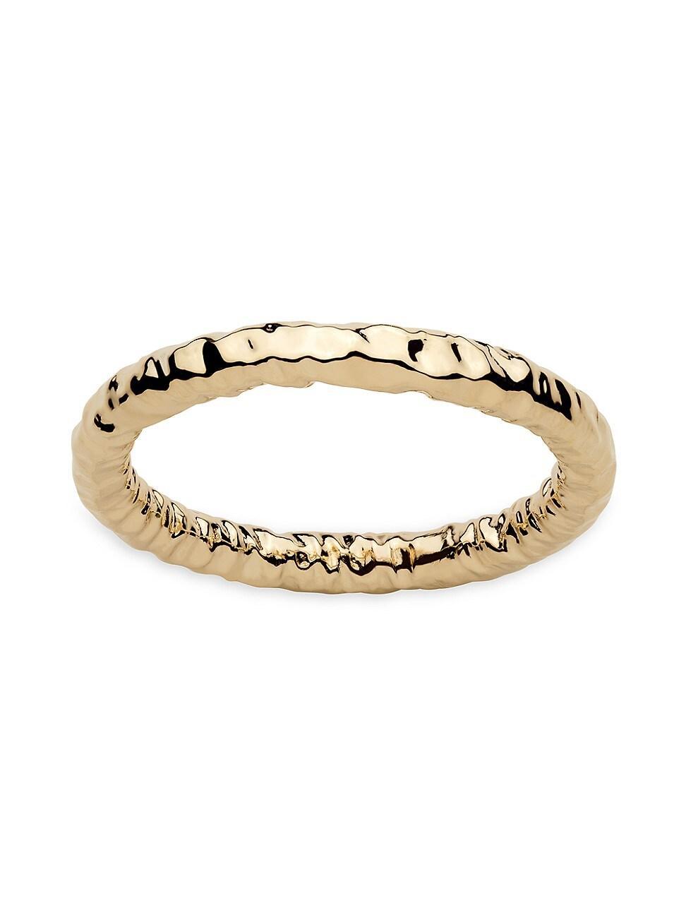 Womens Maeve 10K-Gold-Plated Bangle Product Image