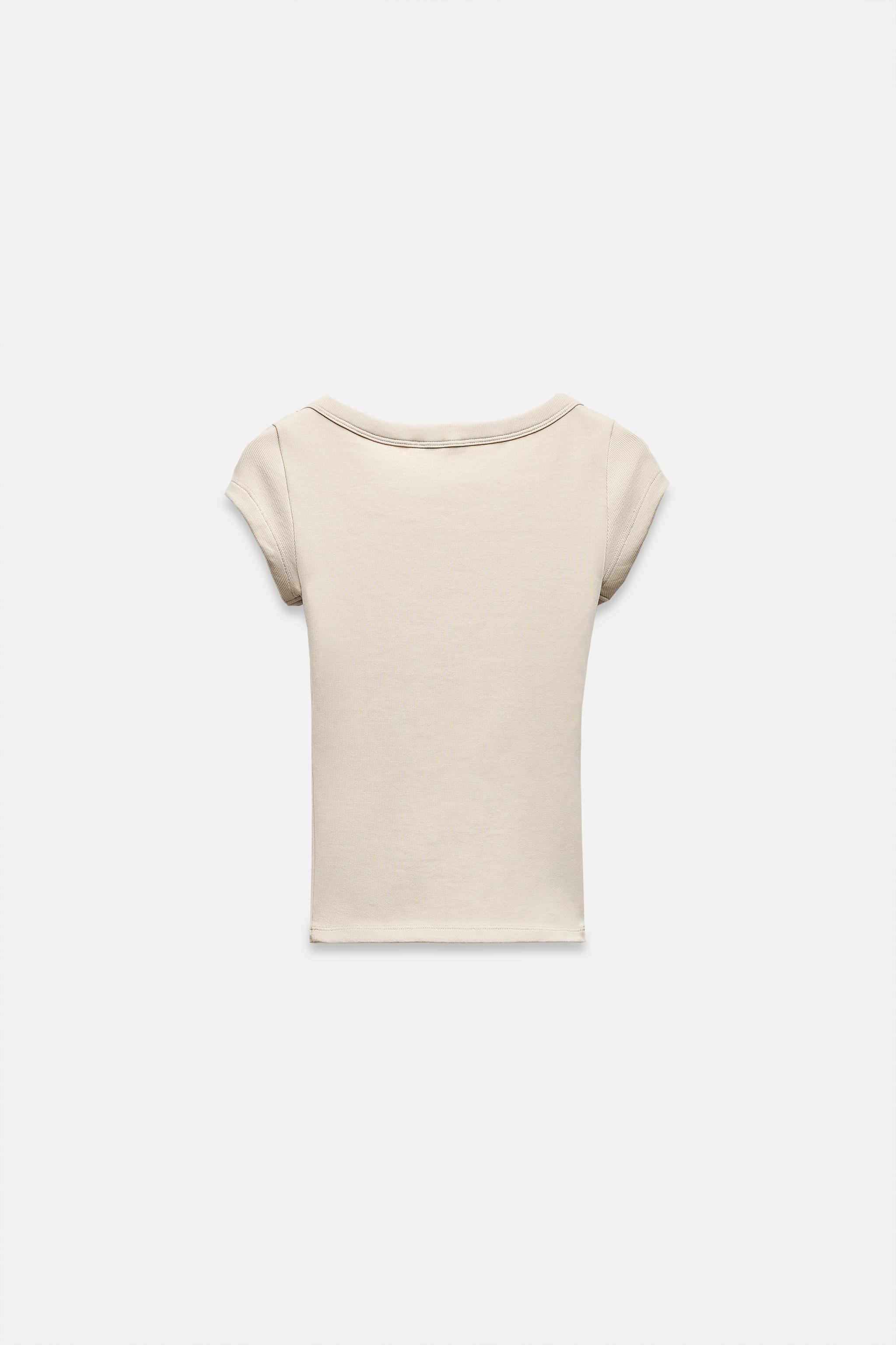 RIB ROUND NECK SHIRT Product Image