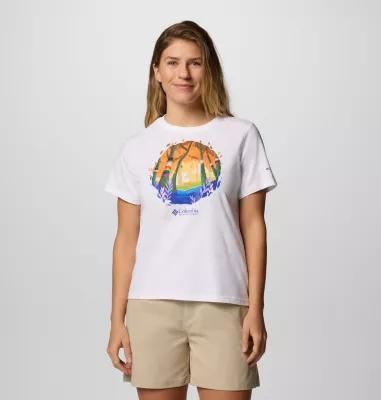 Columbia Women's Rolling Bend Graphic Short Sleeve Shirt- Product Image