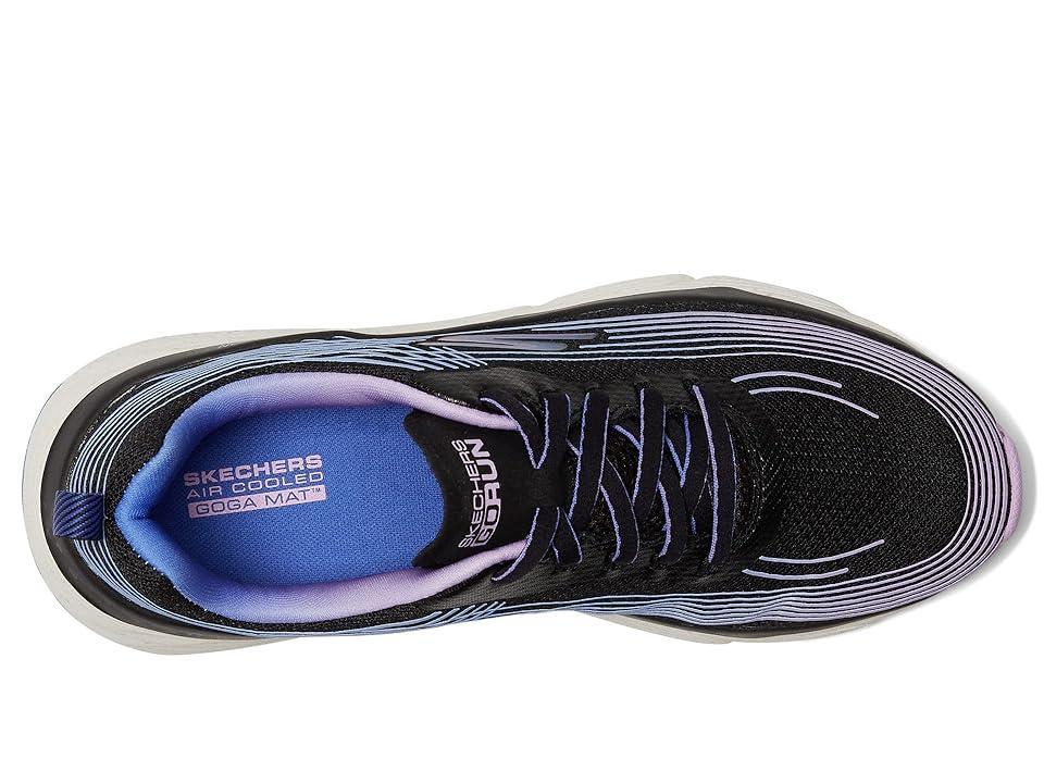 SKECHERS Max Cushioning Elite - Galaxy Burst (Black/Purple) Women's Shoes Product Image