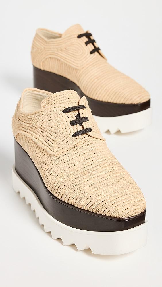 Stella McCartney Elyse Raffia Platform Sneakers | Shopbop Product Image