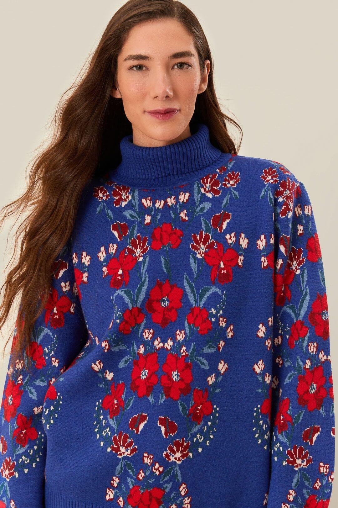 Butterflower Knit Sweater Product Image