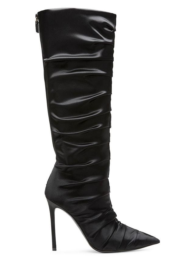 Womens Stuart Ruche 100 Satin Tall Boots Product Image