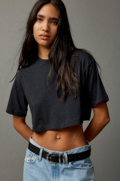 BDG Boyfriend Cropped Boxy Tee Womens at Urban Outfitters Product Image