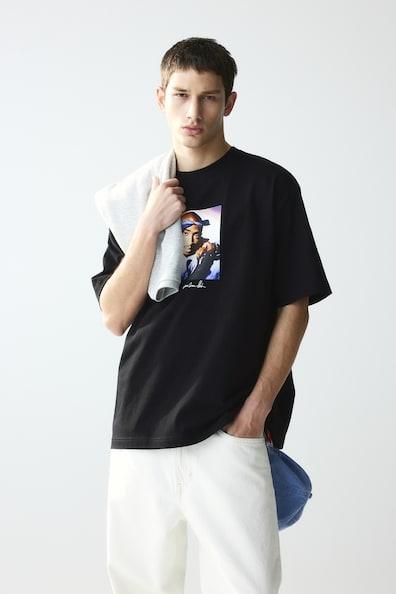 Loose Fit Printed T-shirt Product Image