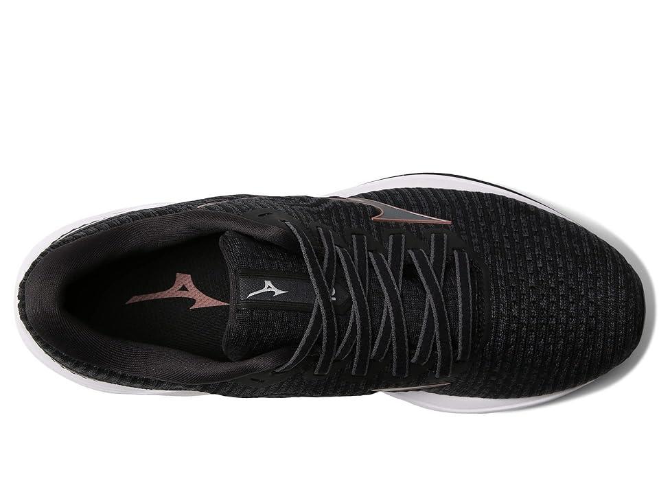 Mizuno Wave Inspire 18 Waveknit (Ebony) Women's Shoes Product Image