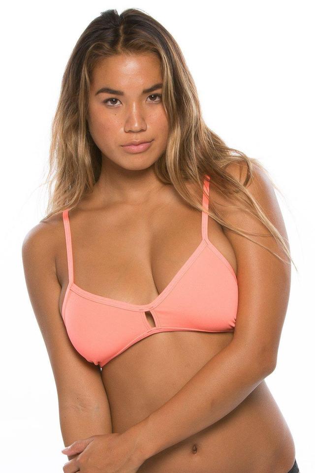 Vent Bikini Top - Papaya Product Image