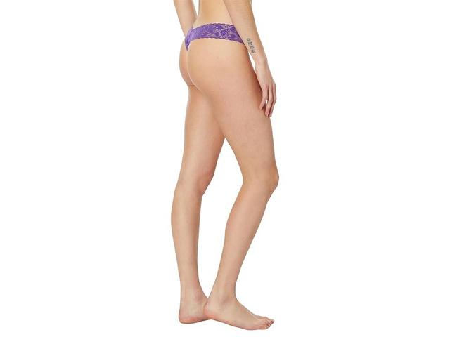 Hanky Panky Berry in Love Low Rise Thong (Raw Amethyst ) Women's Underwear Product Image