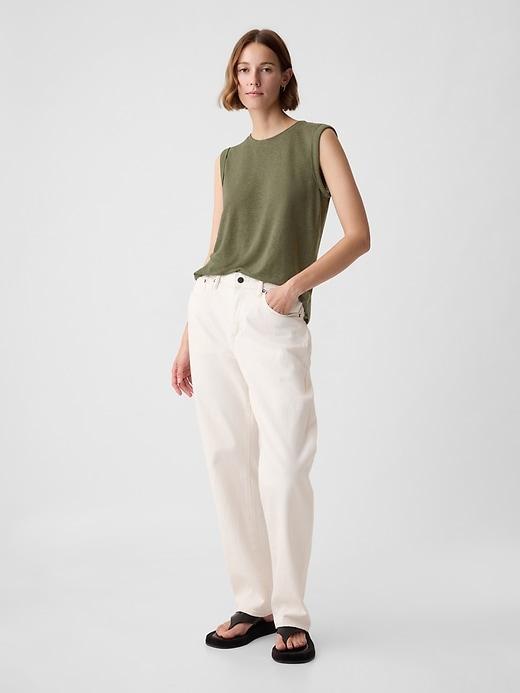 Linen-Blend Tank Top product image