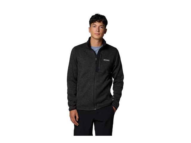 Columbia Sweater Weather Full Zip (Black Heather 2) Men's Clothing Product Image