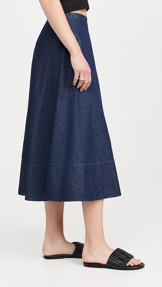 Tibi Summer Denim Circle Skirt | Shopbop Product Image