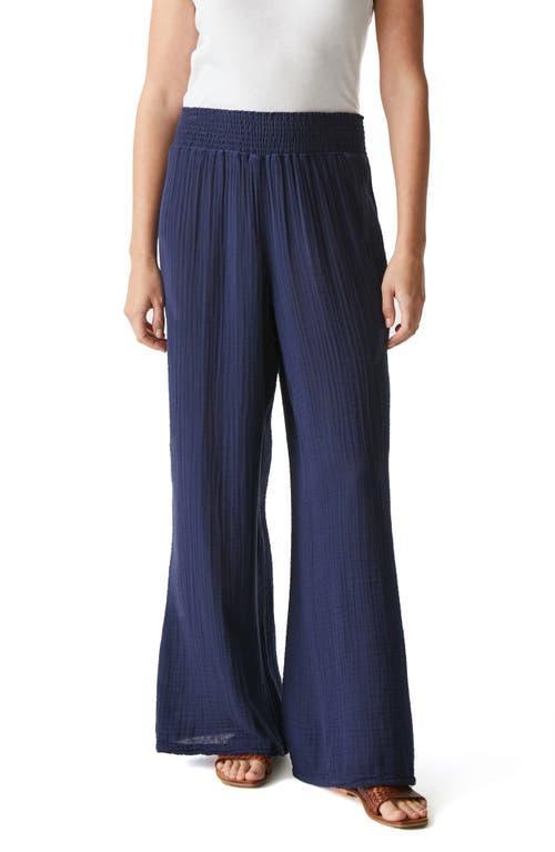 Michael Stars Smocked Wide Leg Pants Product Image