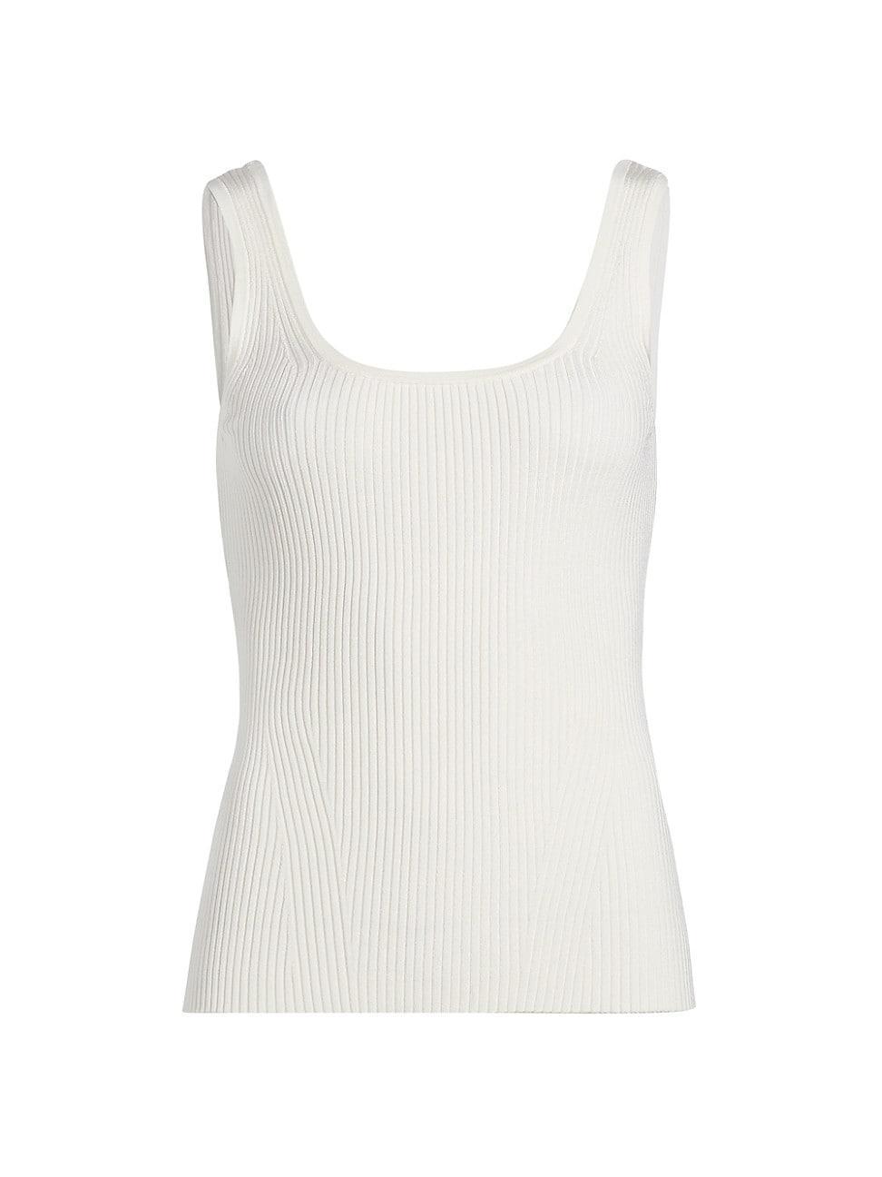 Womens Scoopneck Rib-Knit Tank product image