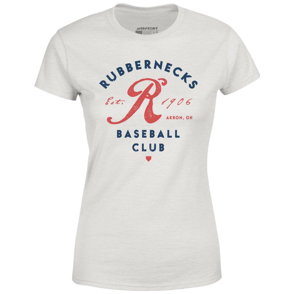 Akron Rubbernecks - Ohio - Vintage Defunct Baseball Teams - Women's T-Shirt Female Product Image