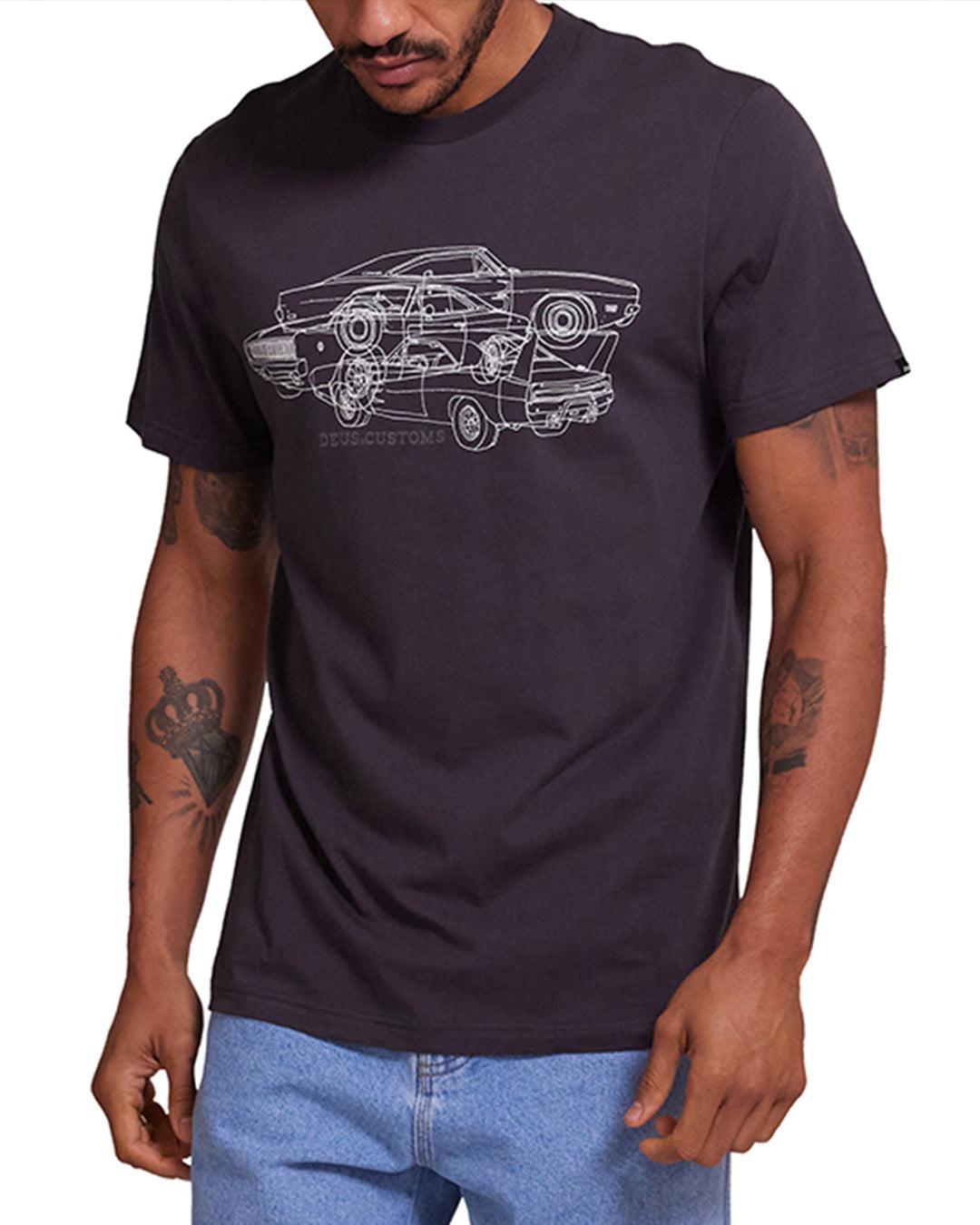 Charger Tee - Anthracite Product Image