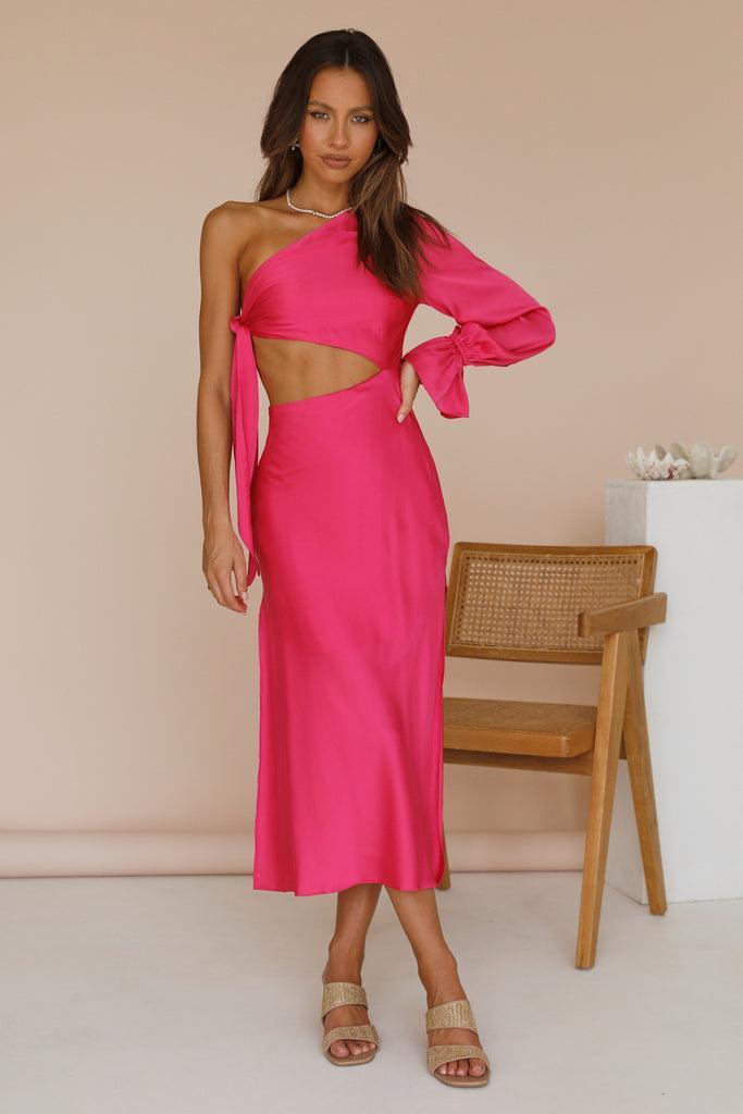 Hold Your Shine Maxi Dress Pink Product Image