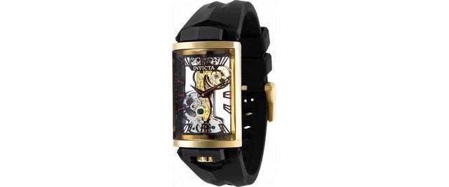 Invicta Mens 35295 Vintage Mechanical Multifunction Black Dial Watch - Black Product Image