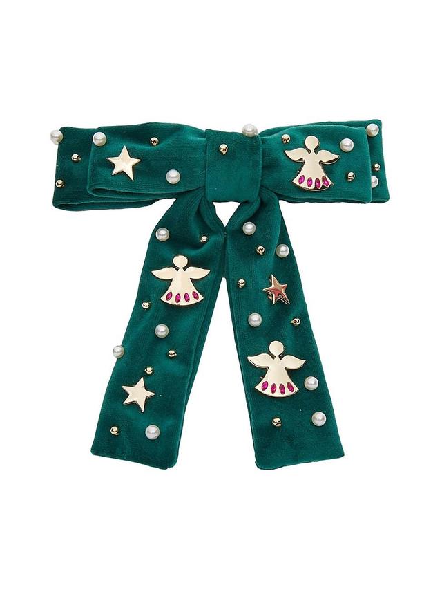 Womens Antoinette Angel Bell Bow Barrette Product Image