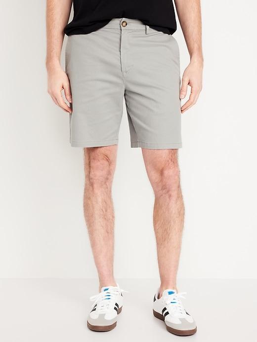 Slim Built-In Flex Rotation Chino Shorts -- 8-inch inseam Product Image