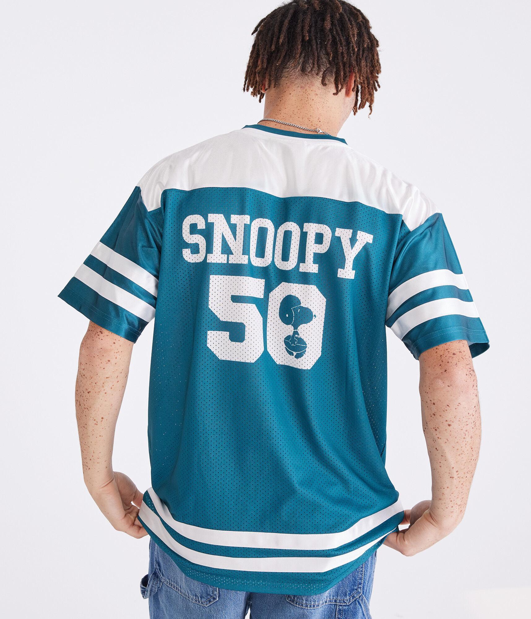 Peanuts® | Aéropostale Snoopy Football Kicker Mesh Top Product Image