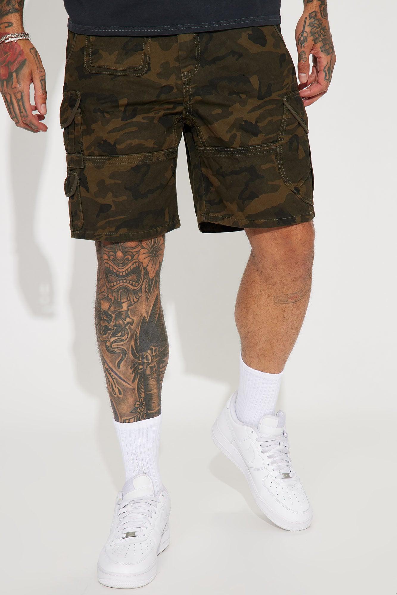 Next Moves Twill Cargo Shorts - Camouflage Product Image