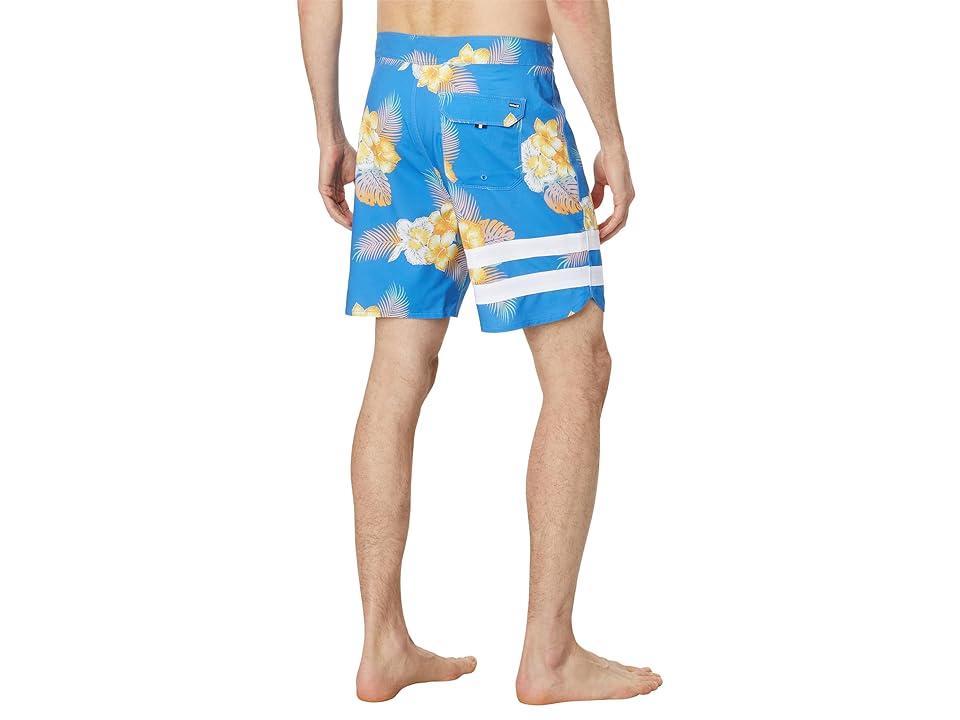 Hurley Phantom-Eco Block Party 18 Boardshorts (Santiago) Men's Swimwear Product Image